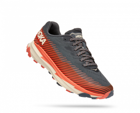 HOKA Women's Torrent 2 Trail Running Shoes in Castlerock/Camellia - 1110497-CCLL