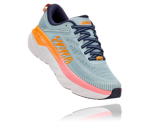 Hoka Bondi 7 Wide Fit Women's Running Shoes - SS21 - 1110531-BHBI