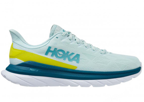 HOKA Men's Mach Shoes 4 in Blue Glass/Evening Primrose - 1113528-BGEPR