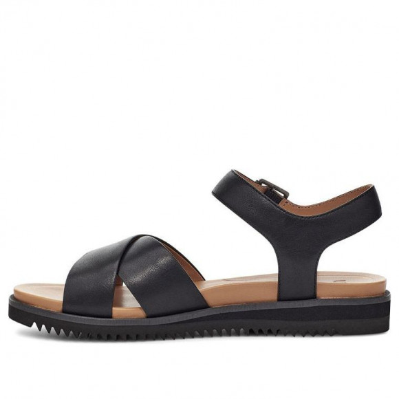(WMNS) UGG Zoie Sandal Sandals Black Brown - 1116372-BLK