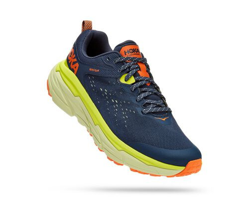 HOKA Men's Challenger Atr 6 Gore-Tex Trail Running Shoes in Outer Space/Butterfly - 1116876-OSBT