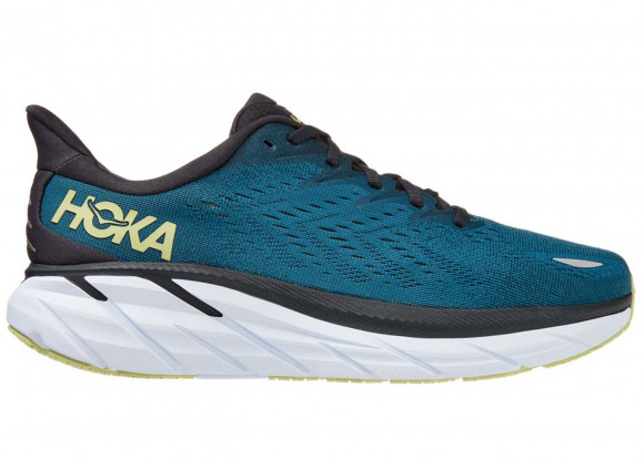 HOKA Men's Clifton 8 Shoes in Blue Coral/Butterfly - 1119393-BCBT