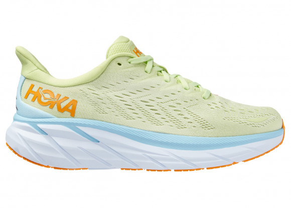 HOKA Men's Clifton 8 Shoes in Butterfly/Summer Song - 1119393-BSSNG