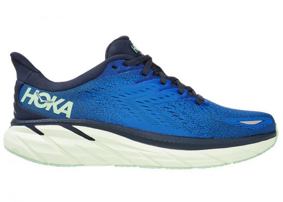 HOKA Men's Clifton 8 Shoes in Dazzling Blue/Outer Space