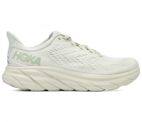 HOKA Clifton 8 Chaussures en Smoke Green/Celadon Tint | Route - 1119394-SGCT
