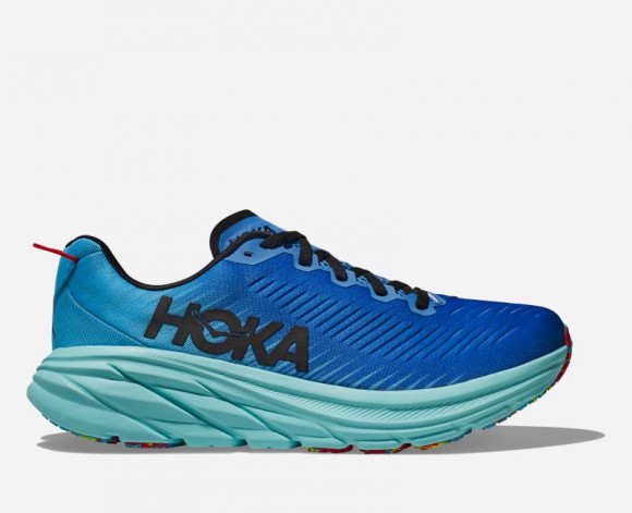 HOKA Men's Rincon 3 Running Shoes in Virtual Blue/Swim Day - 1119395-VSW