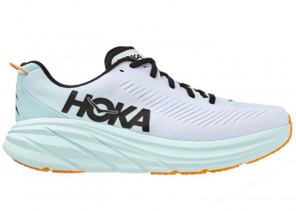 HOKA Men's Rincon 3 Shoes in White/Blue Glass - 1119395-WBGL