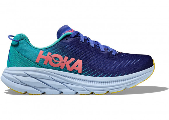 HOKA Women's Rincon 3 Running Shoes in Bellwether Blue/Ceramic - 1119396-BBCRM