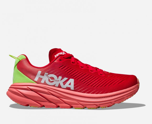 HOKA Women's Rincon 3 Running Shoes in Cerise/Coral - 1119396-CRSCR