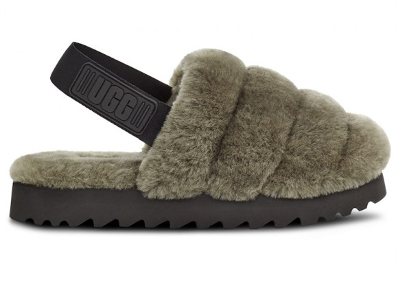 UGG Super Fluff Slipper Burnt Olive (Women's) - 1121751-BTOL