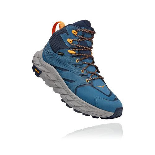 HOKA Men's Anacapa Mid Gore-Tex Hiking Shoes in Real Teal/Outer Space - 1122018-RTOS