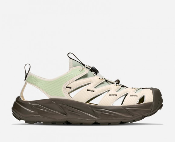 HOKA Hopara Hiking Sandals in Morning Dew/Antique Olive - 1123112-MTQ