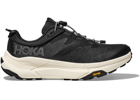 HOKA Men's Transport Hiking Shoes in Black/Alabaster - 1123153-BKLB
