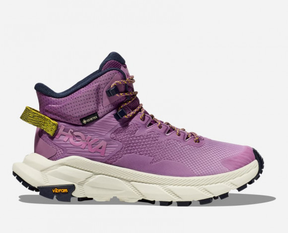 HOKA Women's Trail Code GORE-TEX Running Shoes in Amethyst/Celadon Tint - 1123166-AHY
