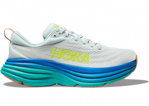 HOKA focus Bondi 8 Chaussures pour Homme en Ice Flow/Bit Of Blue | Route - 1123202-IFBOB
