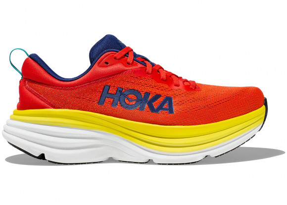 HOKA Men's Bondi 8 Running Shoes in Rafl - 1123202-RAFL