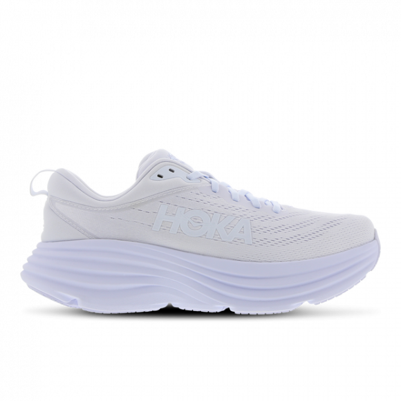 HOKA Men's Bondi 8 Running Shoes in White - 1123202-WWH