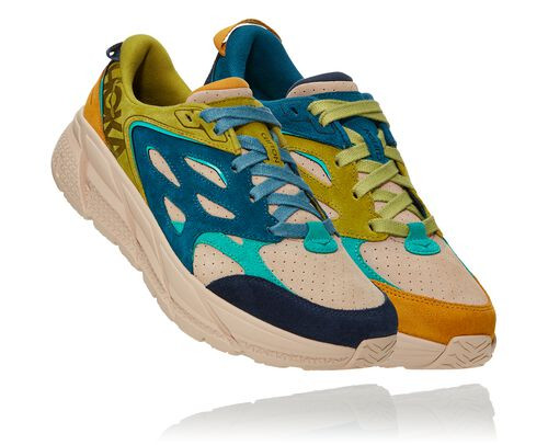 Hoka One One® M Clifton L Suede Multi / Shifting Sand - 1124630-MSSN