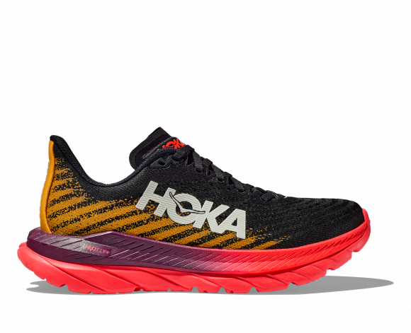 HOKA Men's Mach 5 Running Shoes in Castlerock/Fiesta - 1127893-CKFS