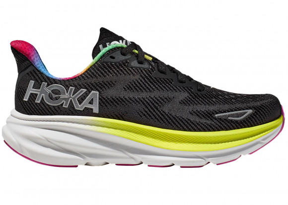 HOKA anacapa Men's Clifton 9 Running Shoes in Black/All Aboard - 1127895-BAAB