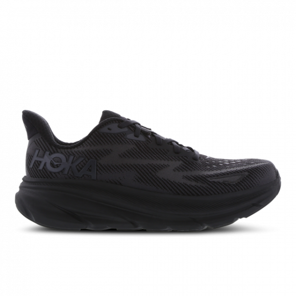 Hoka One One Men's Clifton 9 Sneakers in Black/Black - 1127895-BBLC