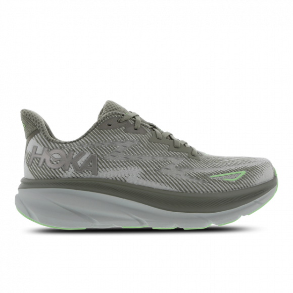 HOKA Men's Clifton 9 Running Shoes in Olive Haze/Mercury - 1127895-OHMR