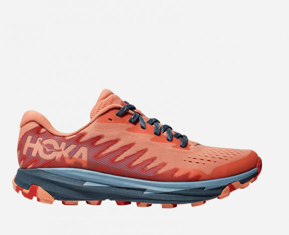 HOKA Women's Torrent 3 All-Terrain Running Shoes in Papaya/Real Teal - 1127915-PPYR