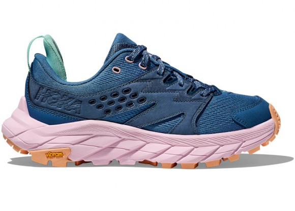 HOKA Women's Anacapa Breeze Low Hiking Shoes in Foggy Night/Pale Rose - 1127921-FGGY