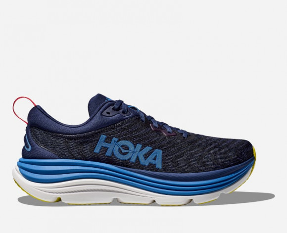 HOKA Men's Gaviota 5 Running Shoes in Bellwether Blue/Evening Sky - 1127929-BBES
