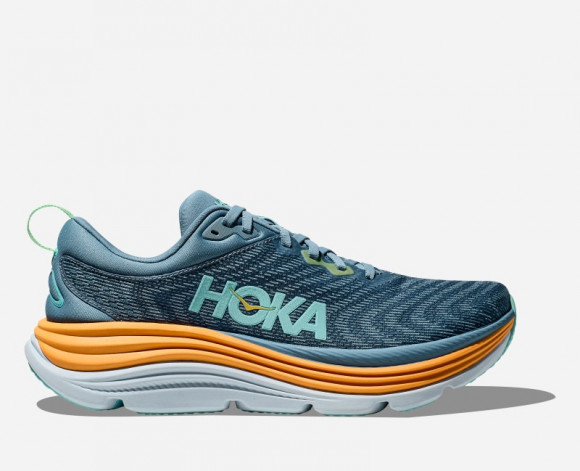 HOKA Men's Gaviota 5 Running Shoes in Shadow/Dusk - 1127929-SSK
