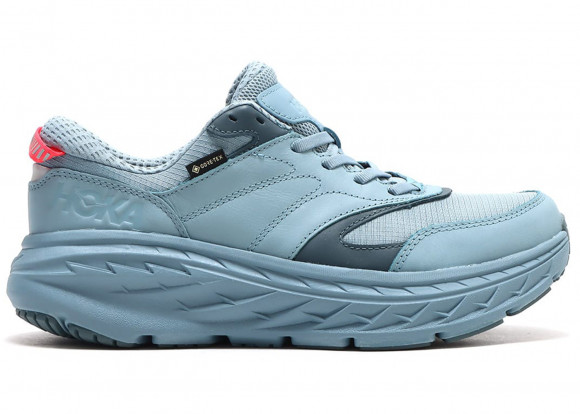 HOKA Bondi L GTX Chaussures en Stone Blue/Goblin Blue | Lifestyle - 1129973-SBGB