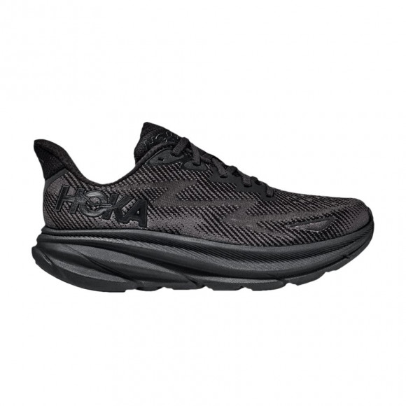 HOKA Clifton 9 2E Wide 'Triple Black' | Men's Size 7.5 - 1132210-BBLC-2E