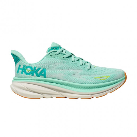 HOKA Wmns Clifton 9 Wide 'Sea Foam Aqua Breeze' | Green | Women's Size 6.5 - 1132211-SMQ