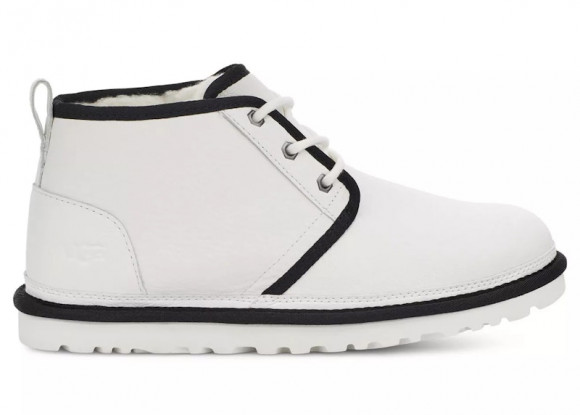UGG Neumel Leather Boot White Black - 1133777-WBLT