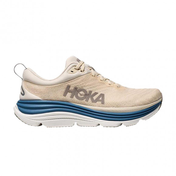 HOKA Gaviota 5 Wide 'Birch Foggy Night' | Cream | Men's Size 10.5 - 1134234-BHFG