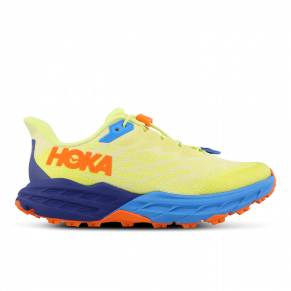 HOKA Kid's Speedgoat 5 Trail Running Shoes in Citrus Glow/Vibrant Orange - 1134470-CGVO