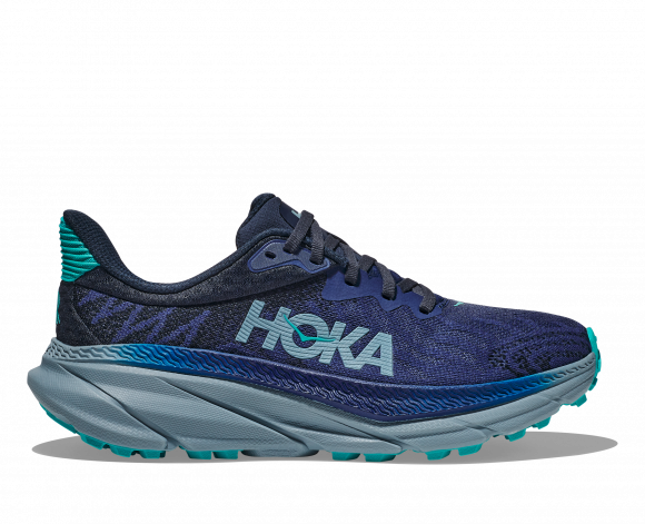 HOKA Women's Challenger 7 Running Shoes in Bellwether Blue/Stone Blue - 1134498-BBSBL