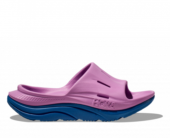 HOKA Ora Recovery Slide 3 Shoes Sandal in Cyclamen/Coastal Sky - 1135061-CCSK