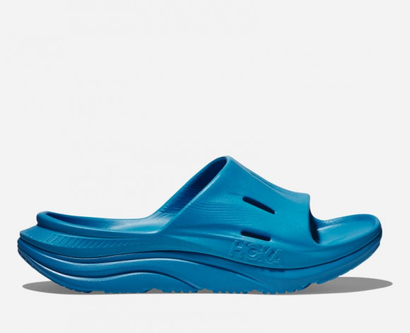 HOKA Ora Recovery Slide 3 Schuhe in Diva Blue/Diva Blue | Freizeit - 1135061-DBDB