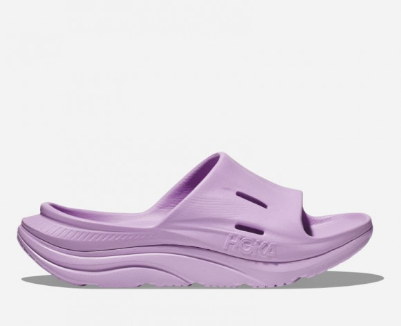 HOKA Ora Recovery Slide 3 Sandal in Violet Bloom/Violet Bloom - 1135061-VBVBL