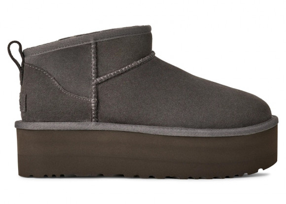 UGG Classic Ultra Mini Platform Boot Charcoal (Women's) - 1135092-CHRC