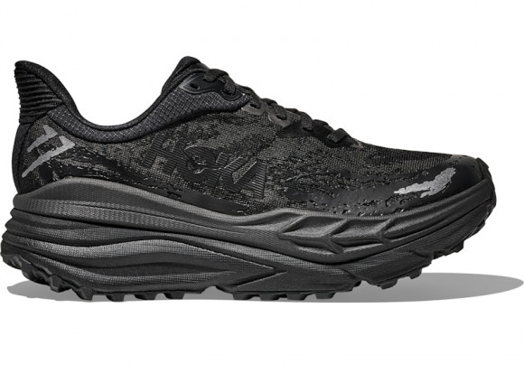 HOKA Men's Stinson 7 Trail Shoes in Black - 1141530-BBLC