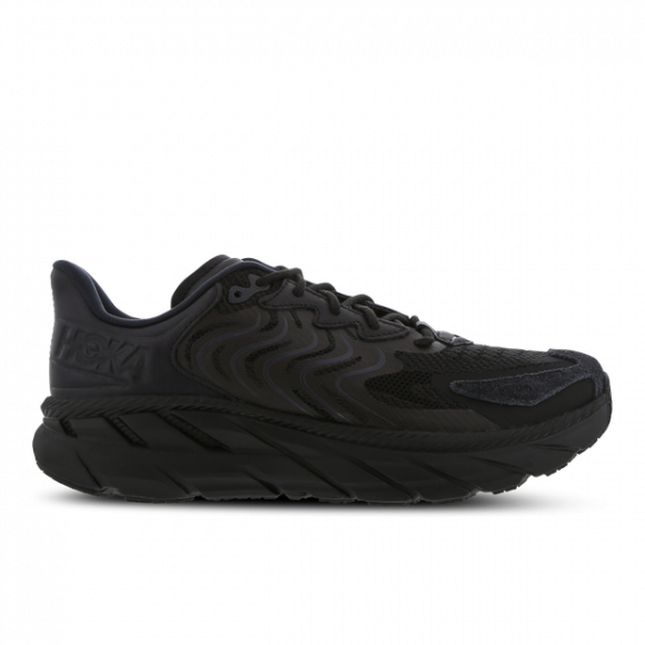 HOKA Women's Clifton LS Shoes in Black/Asphalt - 1141550-BASP