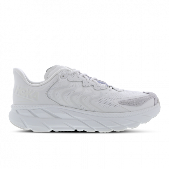 HOKA Women's Clifton LS Shoes in White/Nimbus Cloud
