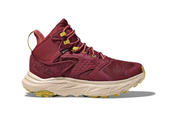 HOKA Men's Anacapa 2 Mid GORE-TEX in Cabernet/Oxford Tan - 1141633-COTN