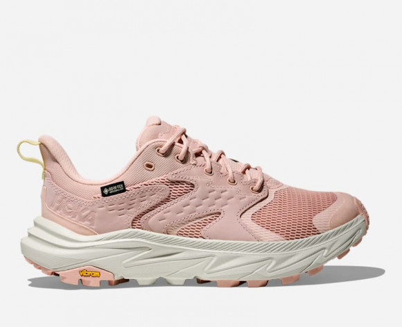 HOKA Women's Anacapa 2 Low GORE-TEX Hiking Shoes in Rose Latte/Truffle Salt - 1142830F-RTTT