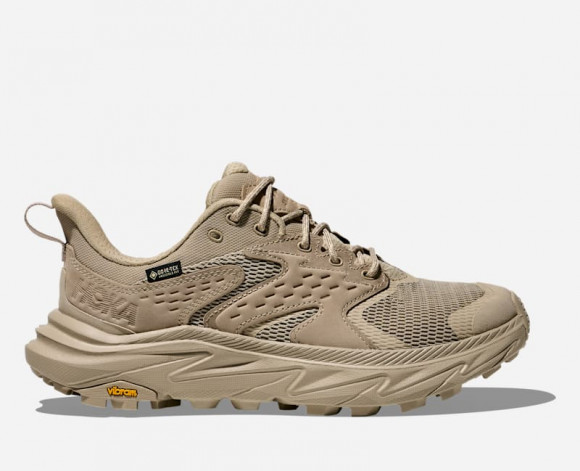 HOKA Women's Anacapa 2 Low GORE-TEX Hiking Shoes in Raw Linen/Oat Milk - 1142830F-RWL