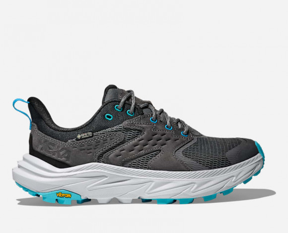 HOKA Women's Anacapa 2 Low GORE-TEX Hiking Shoes in Satellite Grey/Sea Ice - 1142830F-SYSC