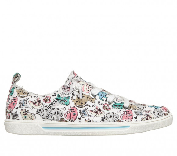 Skechers Women's BOBS B Cute 2.0 - Kitten Around Sneaker in White - 114339