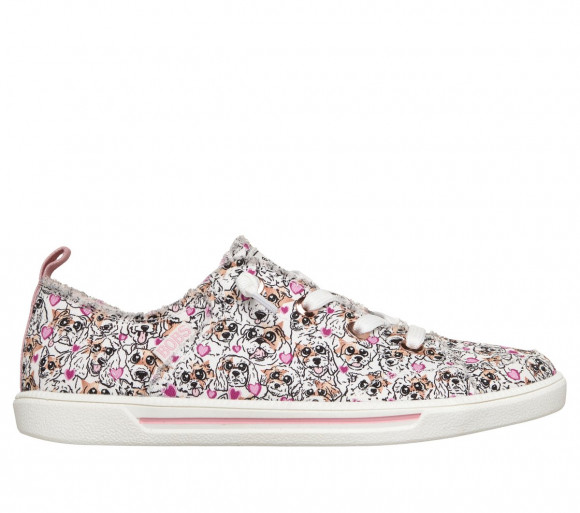 Skechers Women's BOBS B Cute 2.0 - Charm Eyes Sneaker in White - 114443